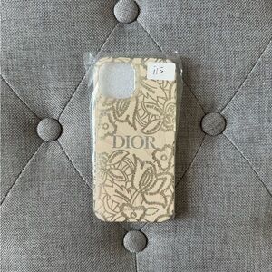 Beige Floral 15 Phone Case